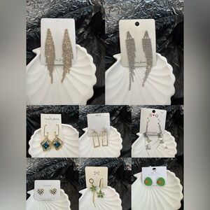 New bundle Pearl Earrings Set 8 pairs #31